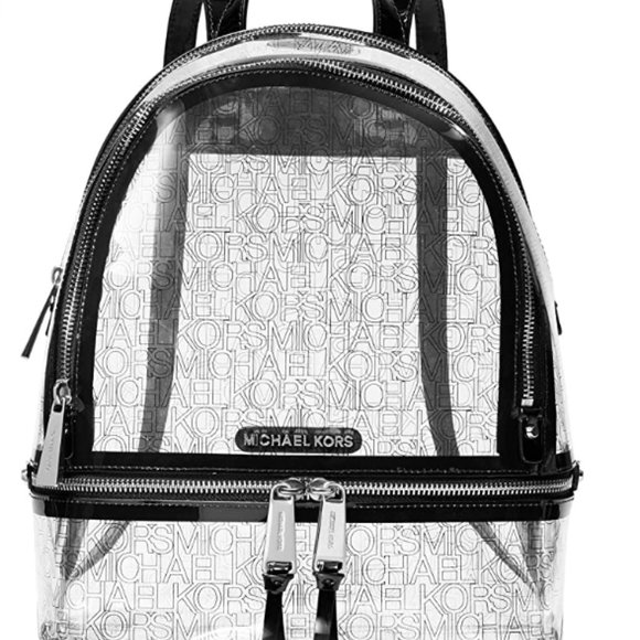 Zip Medium Backpack Clear